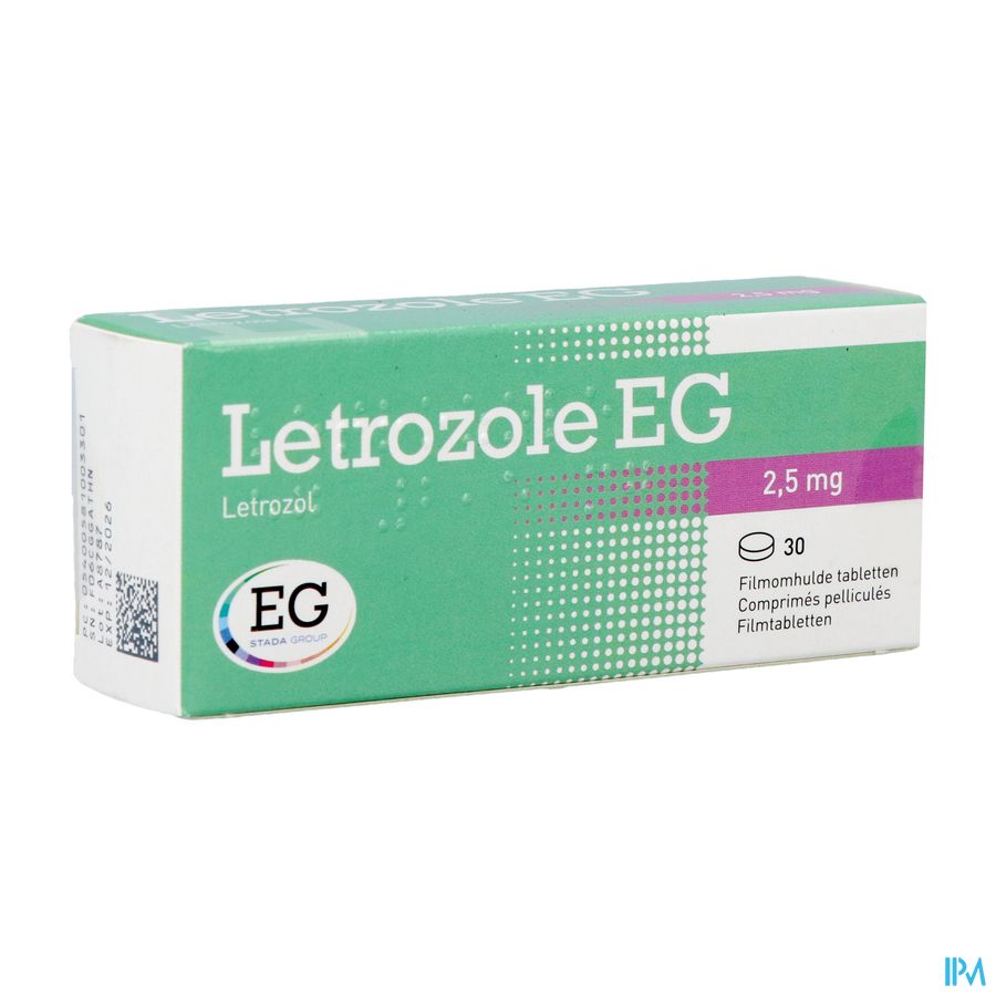 Letrozole EG 2,5Mg Tabl 30 Letrozole EG 2,5Mg Tabl 30