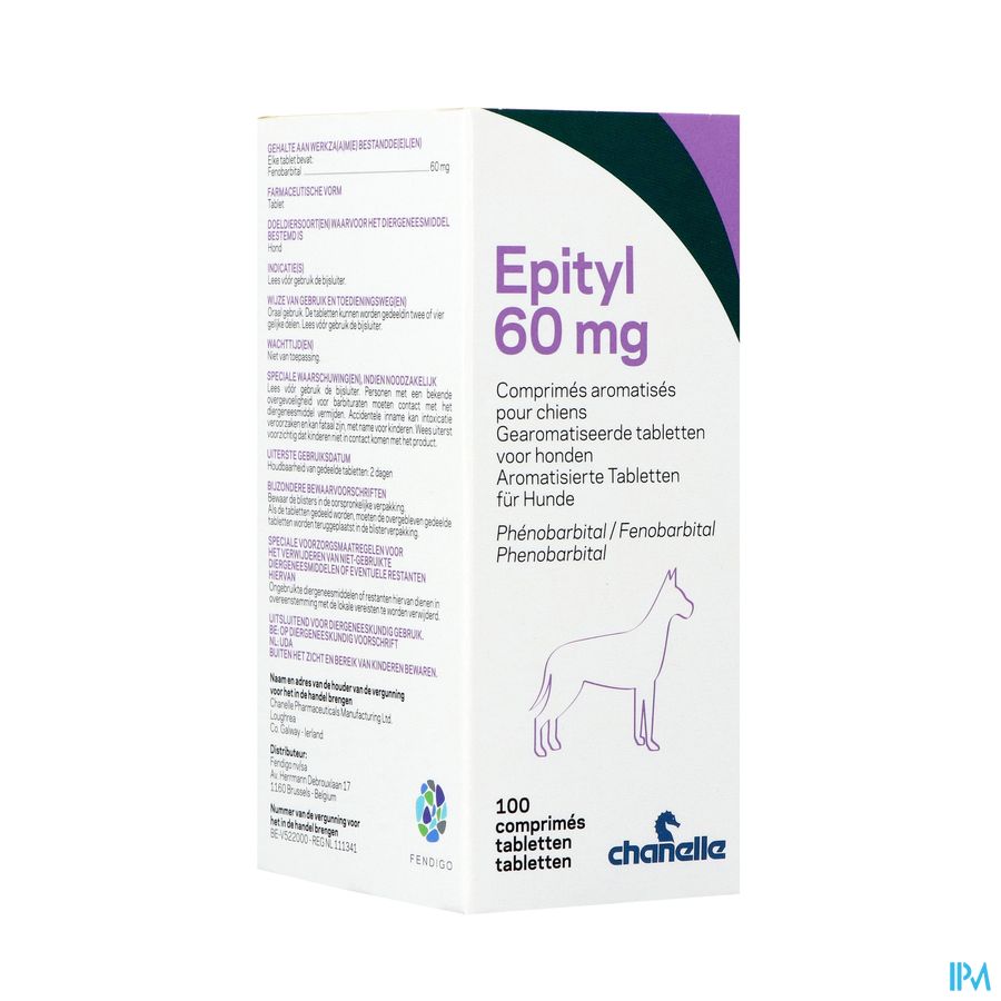 EPITYL VETER 100 TABL 60 MG EPITYL VETER 100 TABL 60 MG