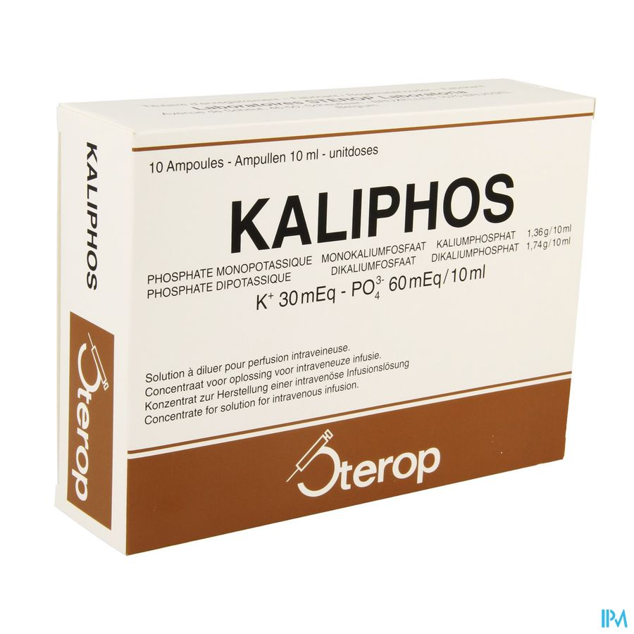 Kaliphos Sol Inj 10 30meq Kaliphos Sol Inj 10 30meq