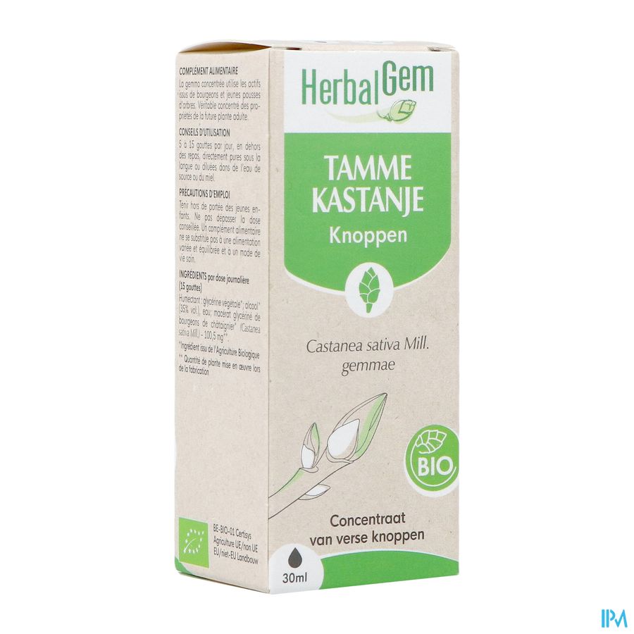 Herbalgem Kastanje Bio 30ml Herbalgem Kastanje Bio 30ml