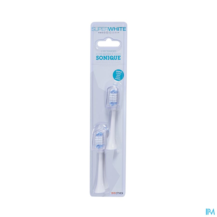 Superwhite Borstelkop Sonische Tandenborstel White