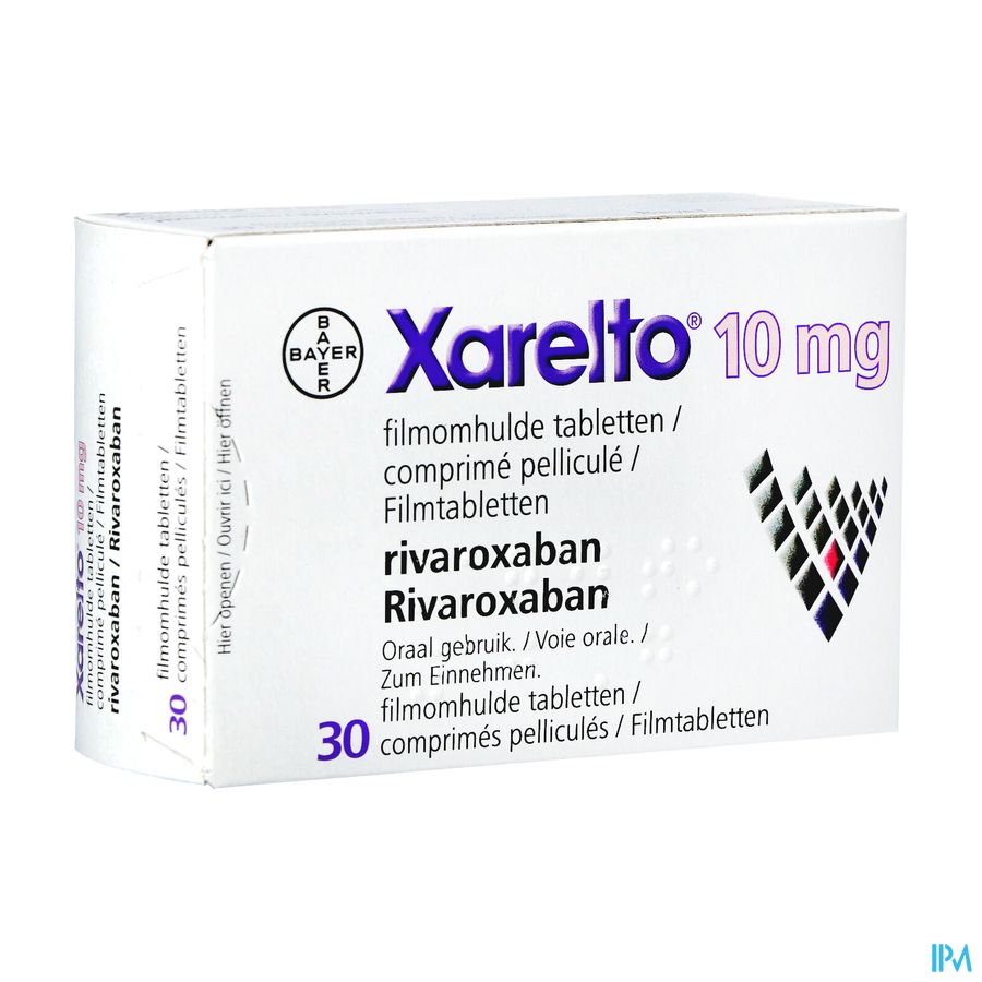Xarelto 10mg Tabl 30 X 10mg Xarelto 10mg Tabl 30 X 10mg