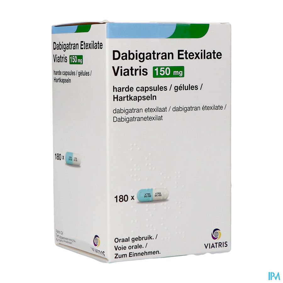 Dabigatran Etexilate Viatris 150mg Caps Dur 180 Dabigatran Etexilate Viatris 150mg Caps Dur 180