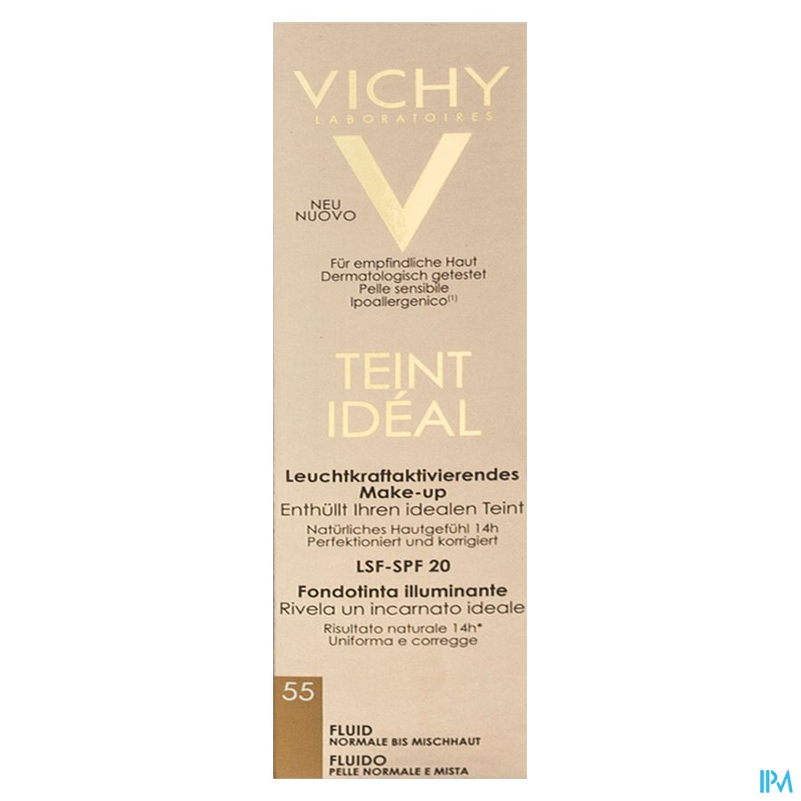 Vichy Fdt Teint Ideal Fluide 55 30ml Vichy Fdt Teint Ideal Fluide 55 30ml