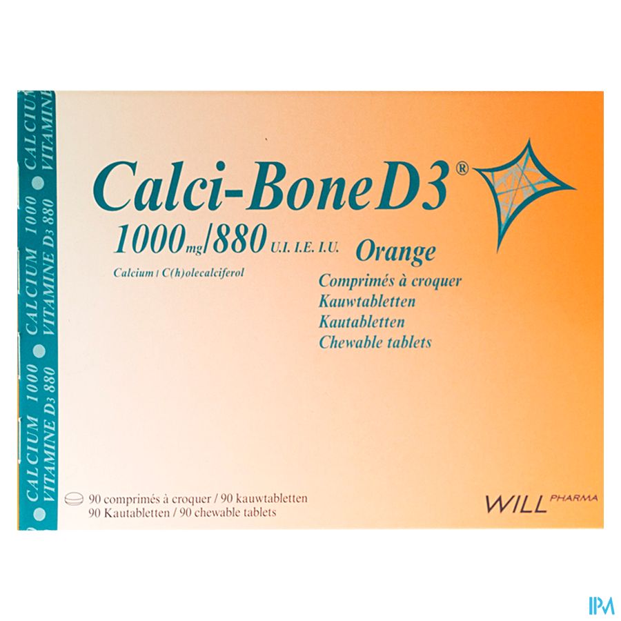Calci Bone D3 Kauwtabletten 90
