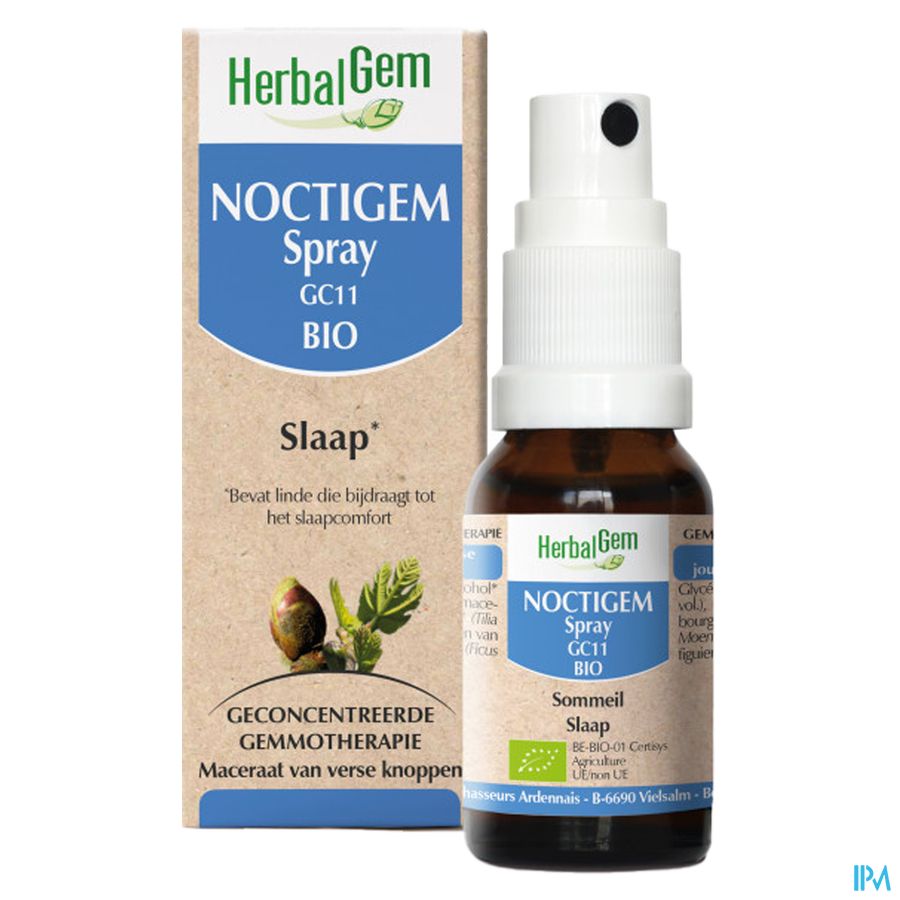 Herbalgem Noctigem Slaap Spray Bio 10ml 1