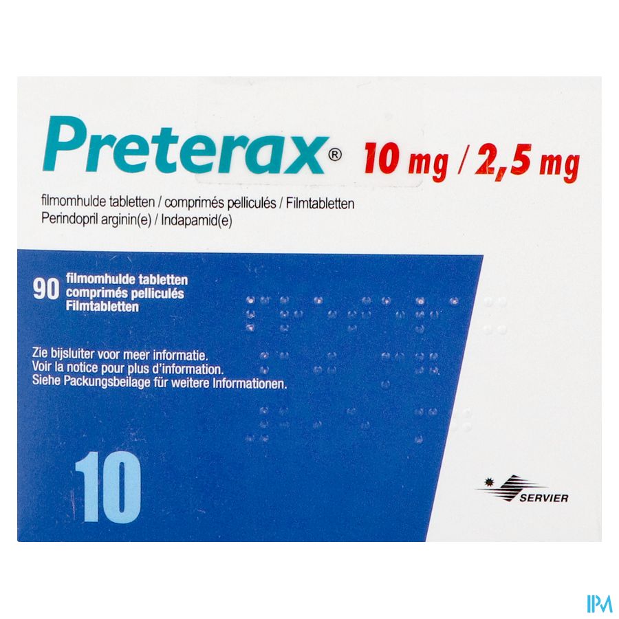 Preterax 10mg/2,5mg Abacus Comp Pell 90