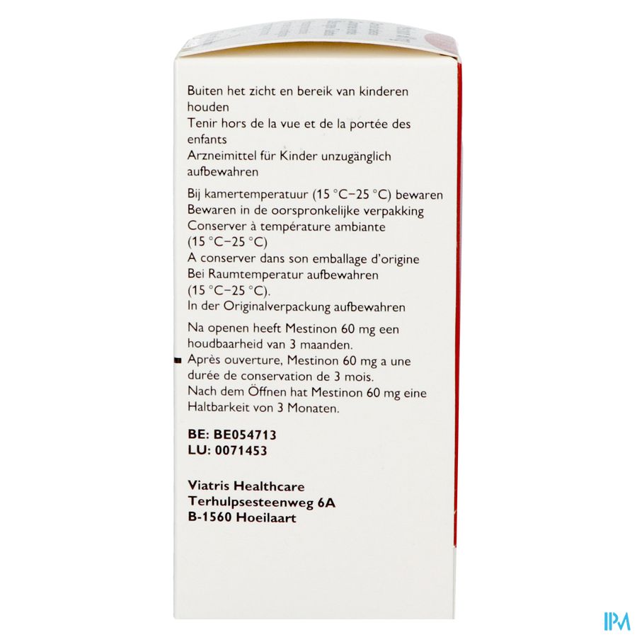 Mestinon Drag 150 X 60mg 9