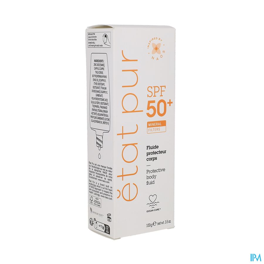 Etat Pur Fluide Protecteur Corps Spf50+ Fl 100g