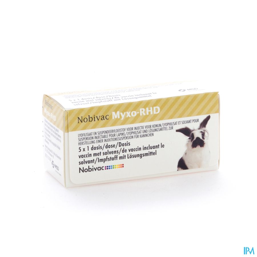 Nobivac Myxo-rhd 5x1dose+5x1ml Solv Nobivac Myxo-rhd 5x1dose+5x1ml Solv