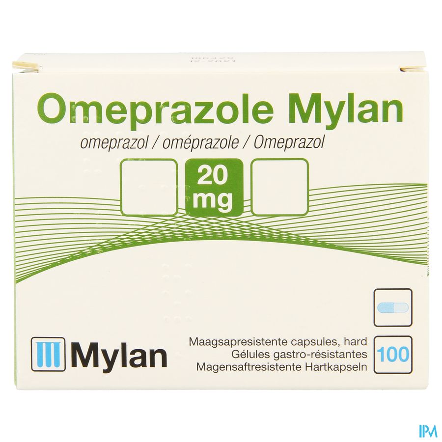 Omeprazol Viatris 20mg Caps 100 5