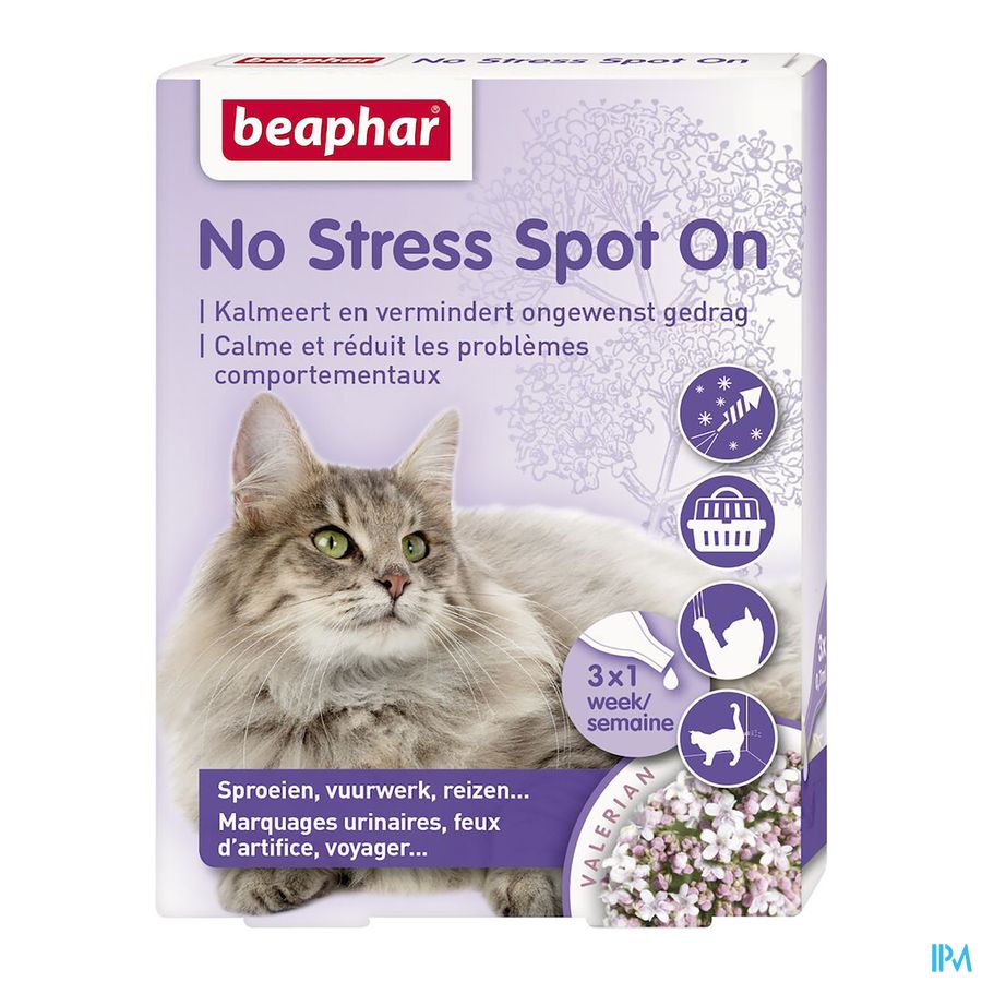 Beaphar No Stress Spot On Kat 3 X 0,4ml