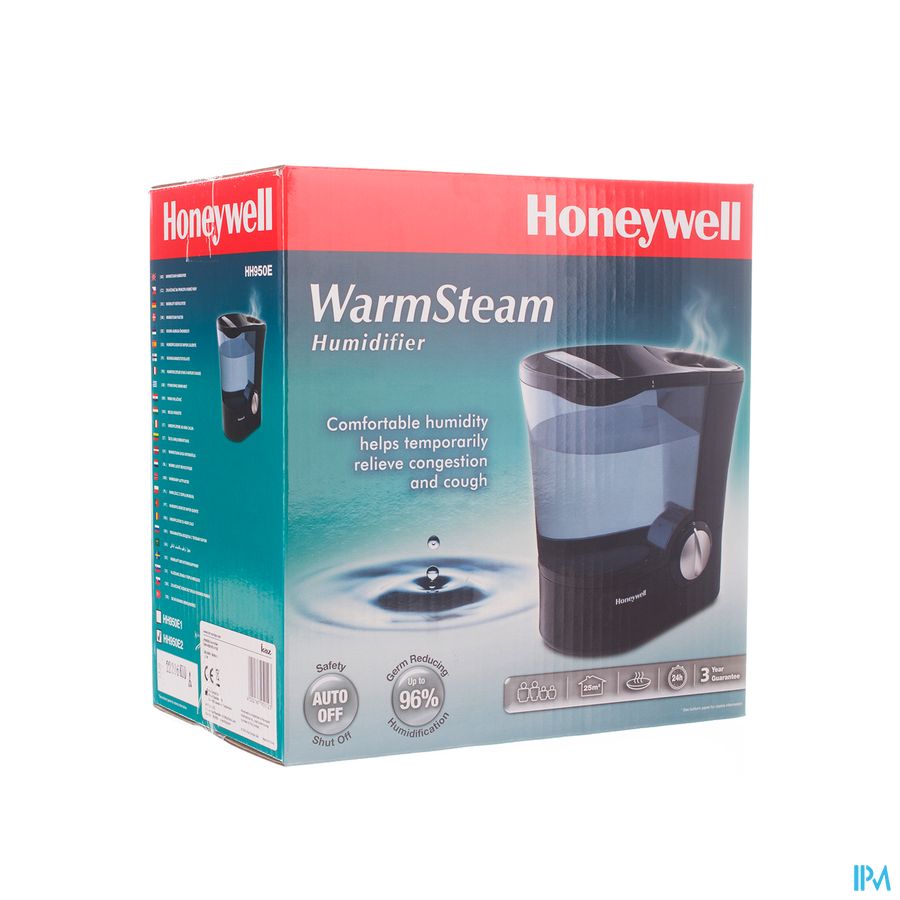 Honeywell Luchtbevochtiger Warme Stoom Hh950e