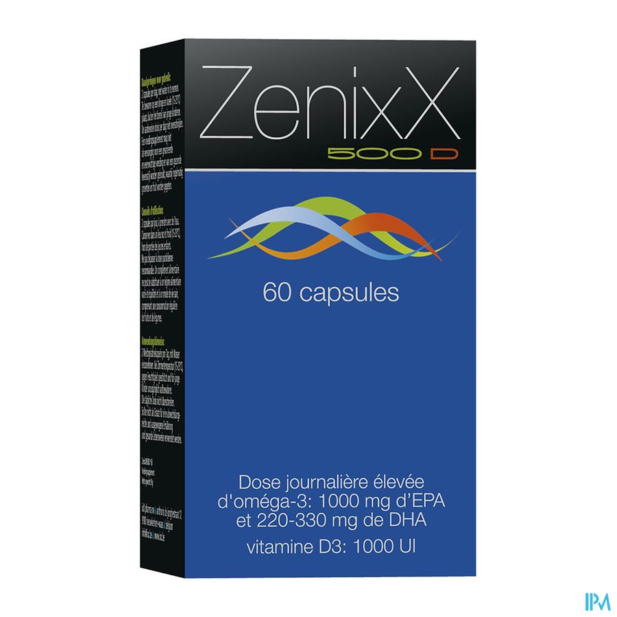 Zenixx 500 D Caps 60 Zenixx 500 D Caps 60