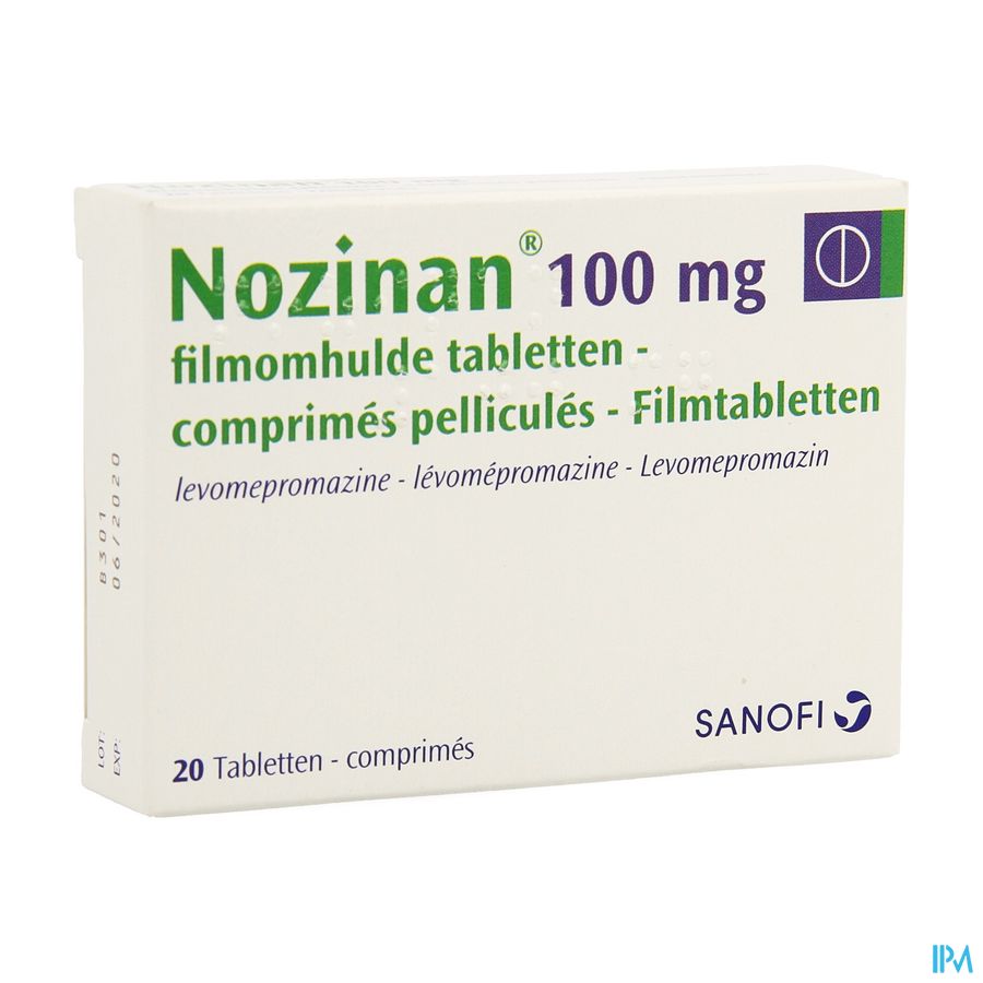 Nozinan Comp 20 X 100mg Nozinan Comp 20 X 100mg