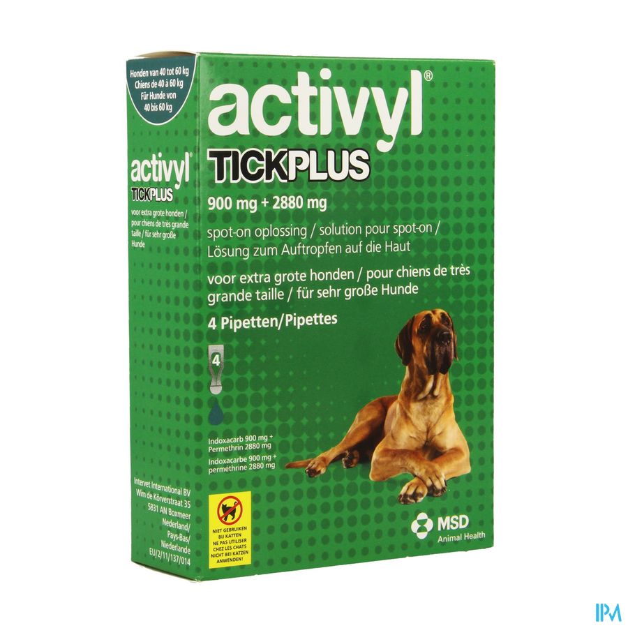 Activyl Tick Plus Opl. Spot-on 4x6ml Activyl Tick Plus Opl. Spot-on 4x6ml