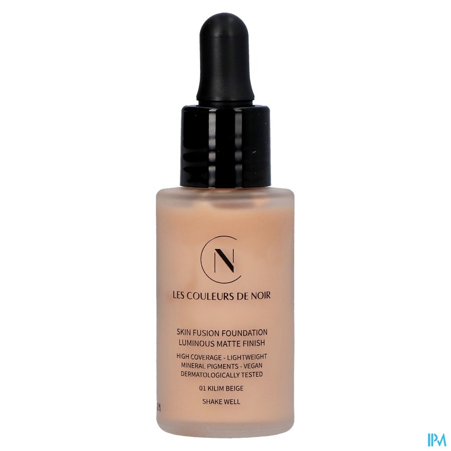 Couleurs De Noir Skin Fus. Fdt 01 K. Beige 30ml 2