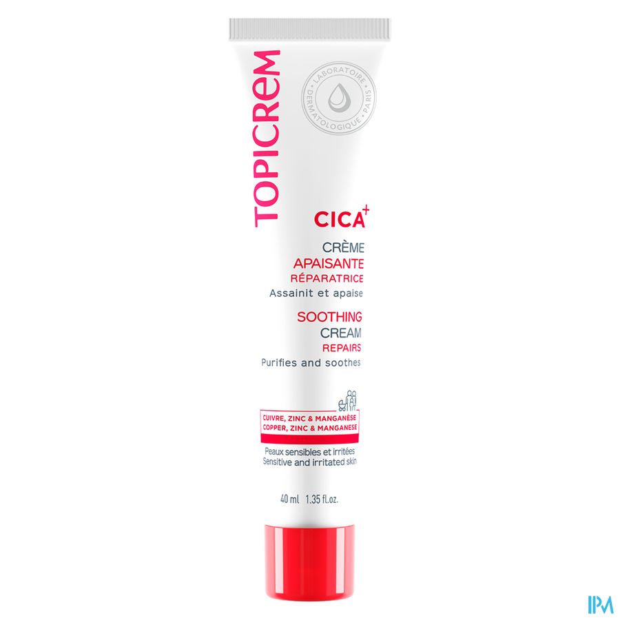 Topicrem Cica Verzachtende Creme Tube 40ml 2