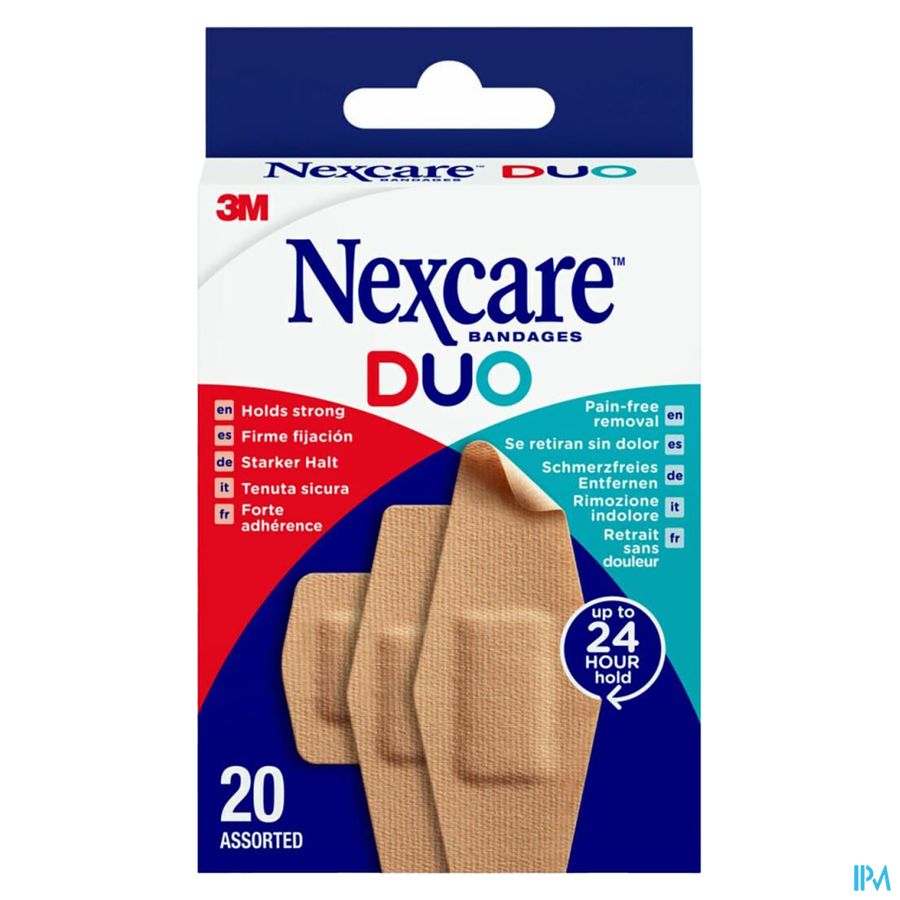 Nexcare 3m Duo Pansement Assortiment 20 6