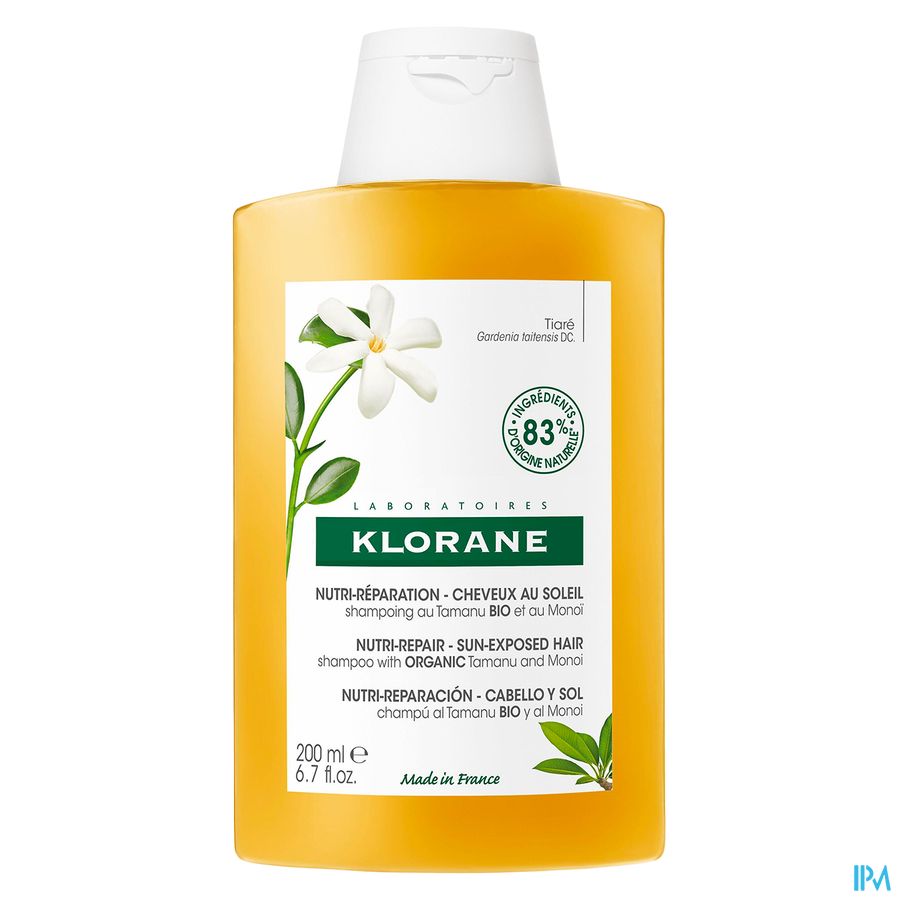 Klorane Capil. Sh Tamanu&monoi Bio 200ml Klorane Capil. Sh Tamanu&monoi Bio 200ml