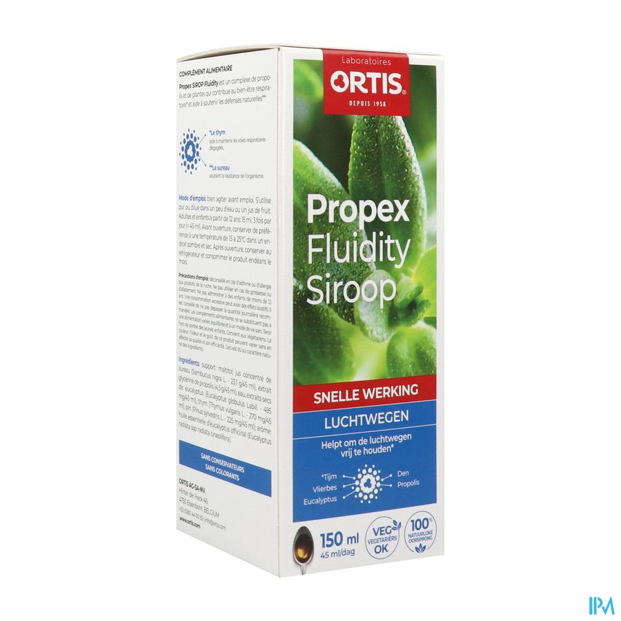 Ortis Propex Siroop Fluidity 150ml Ortis Propex Siroop Fluidity 150ml