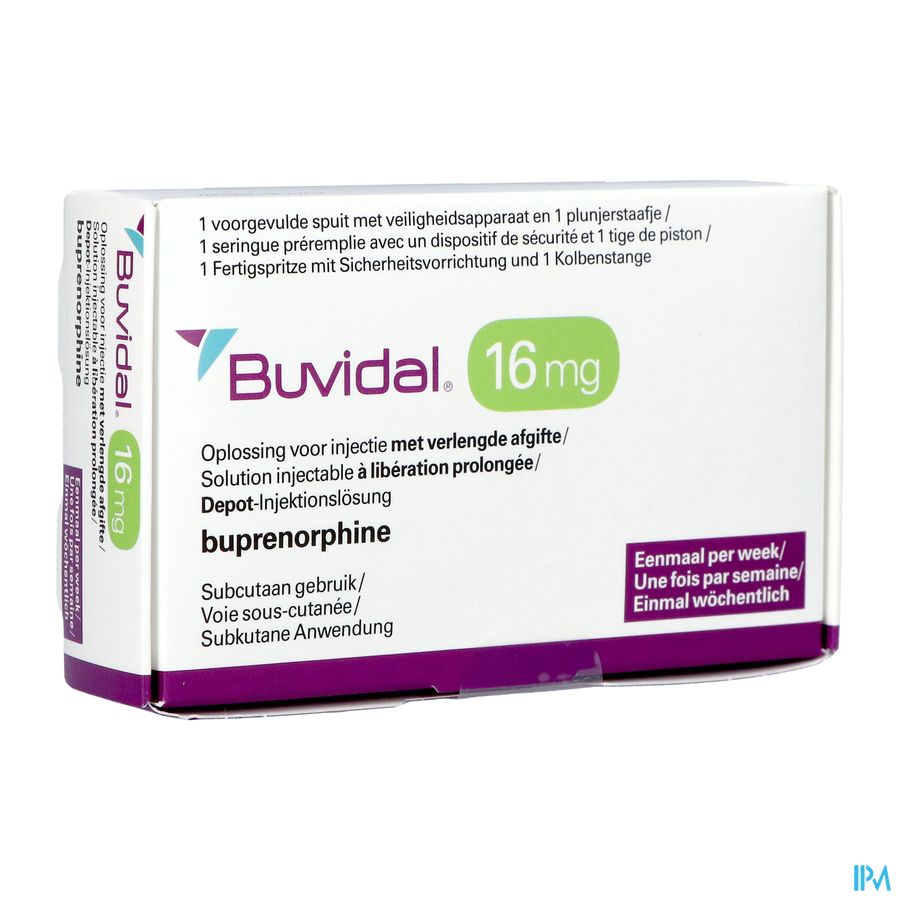 Buvidal 16mg Opl Inj Verl.afg. Voorg.sp 1x0,32ml