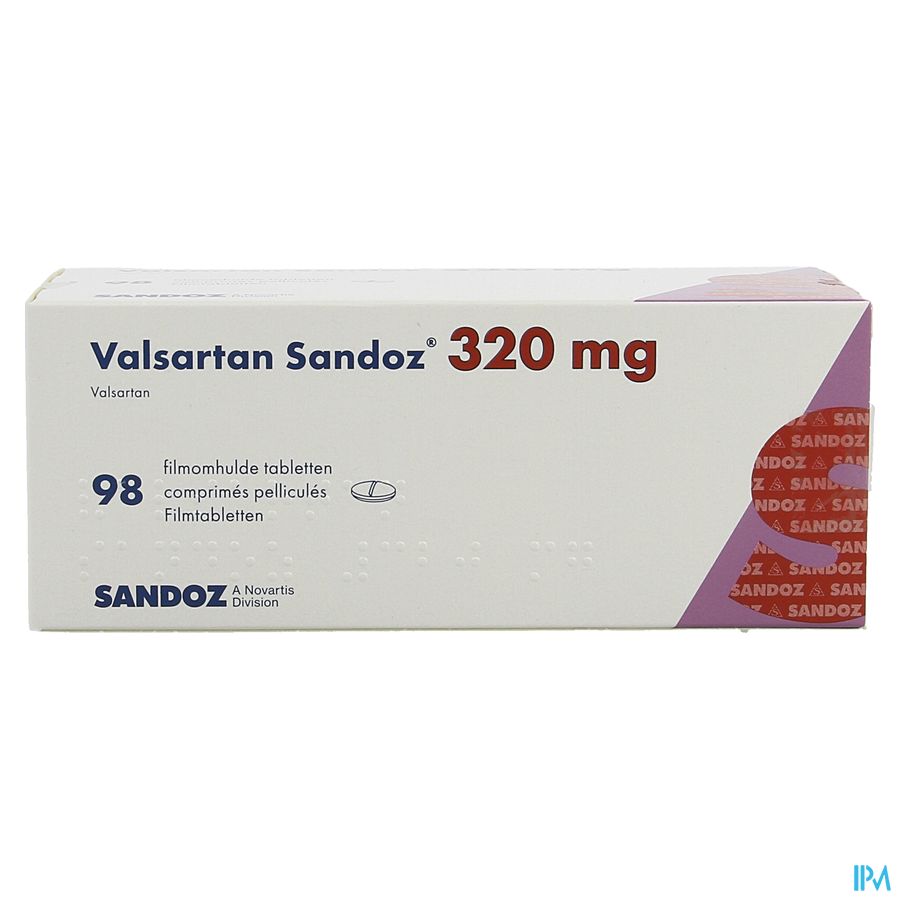 Valsartan Sandoz 320mg Filmomh Tabl 98 X 320mg 2