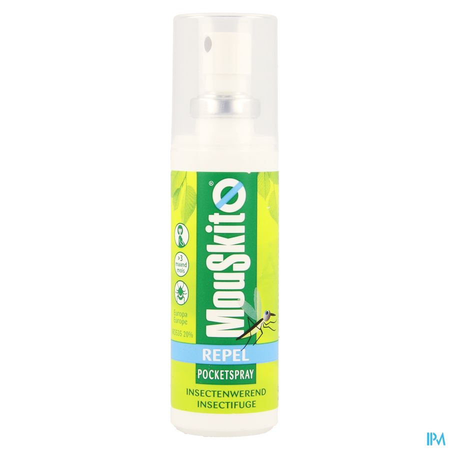 Mouskito Repel Europa 20% Pocketspray 50 ml spray