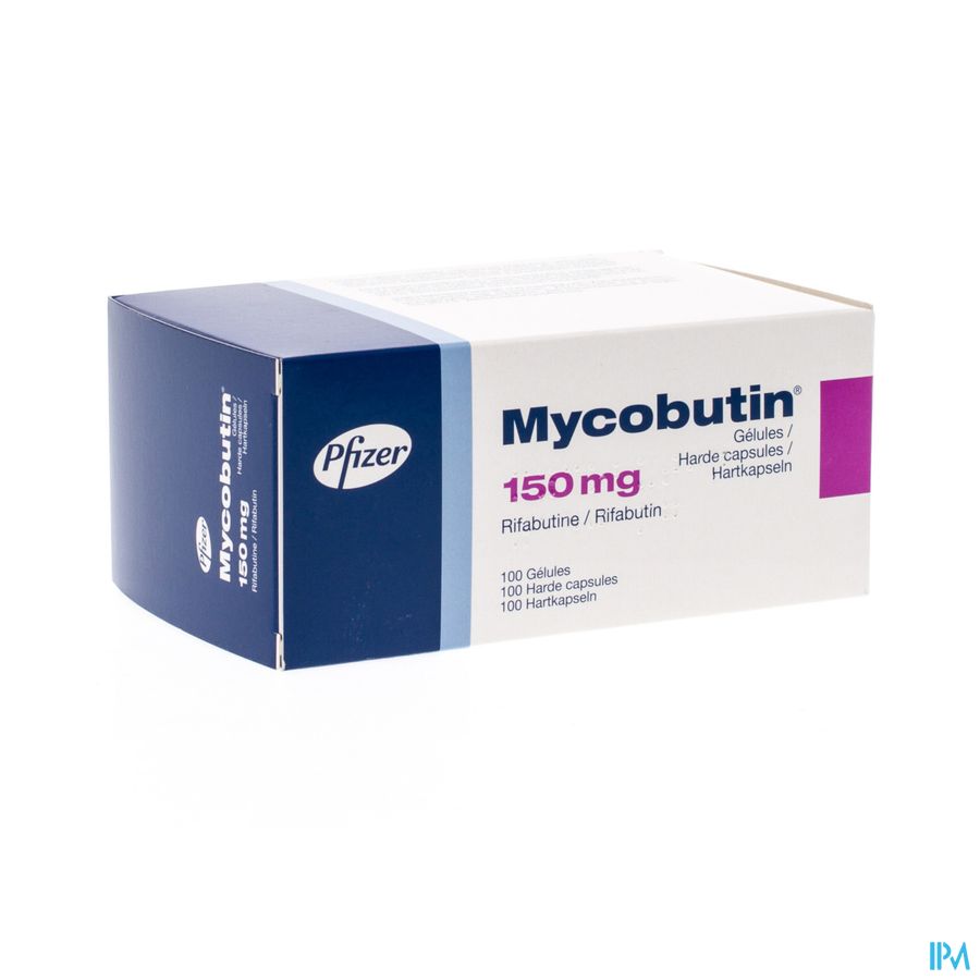 Mycobutin Caps 100x150mg Mycobutin Caps 100x150mg