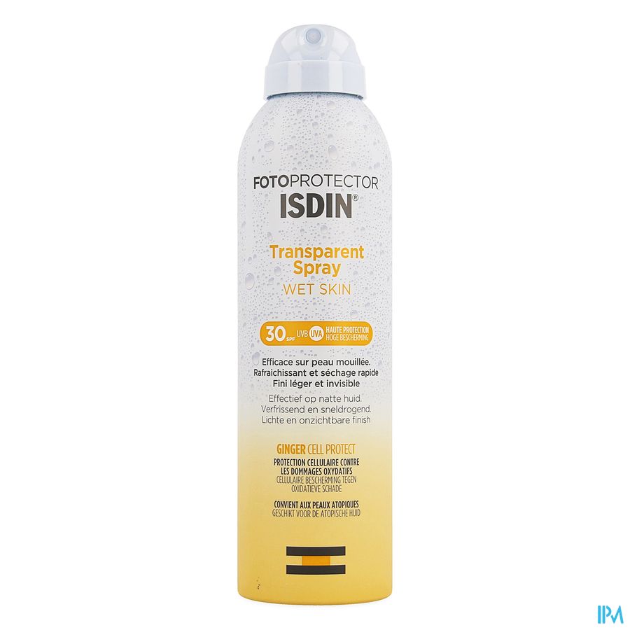 Isdin Fotoprotector Transp.wet Skin Ip30 Spr.250ml