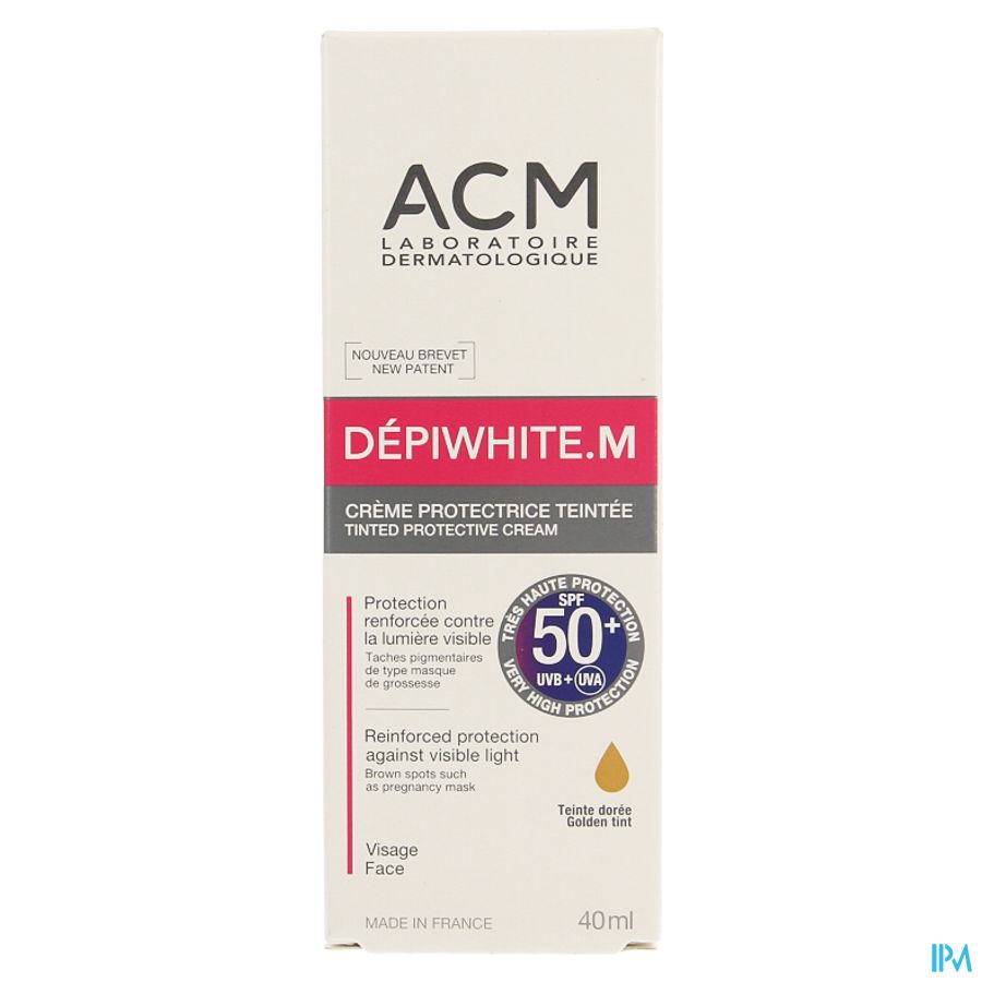 Depiwhite M Creme Bescherm.getint Spf50+ Tube 40ml 3