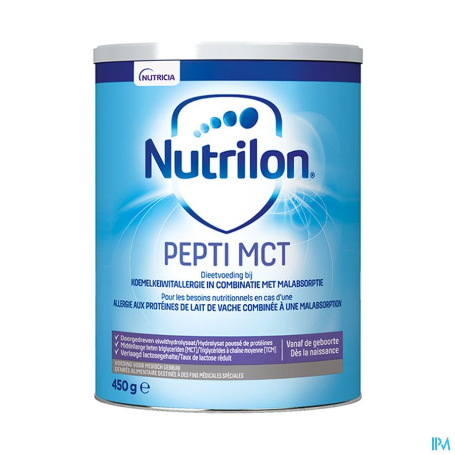 Nutrilon Pepti Mct Pdr Blik 450g 1