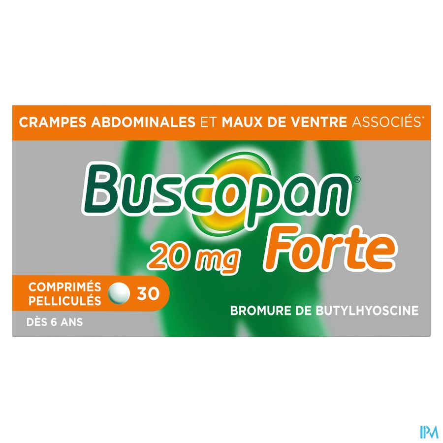 Buscopan Forte 20mg Comp Pell 30 3