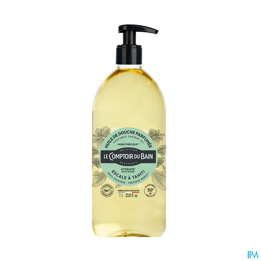Le Comptoir Du Bain Huile Douche Monoi Fl 1l Le Comptoir Du Bain Huile Douche Monoi Fl 1l