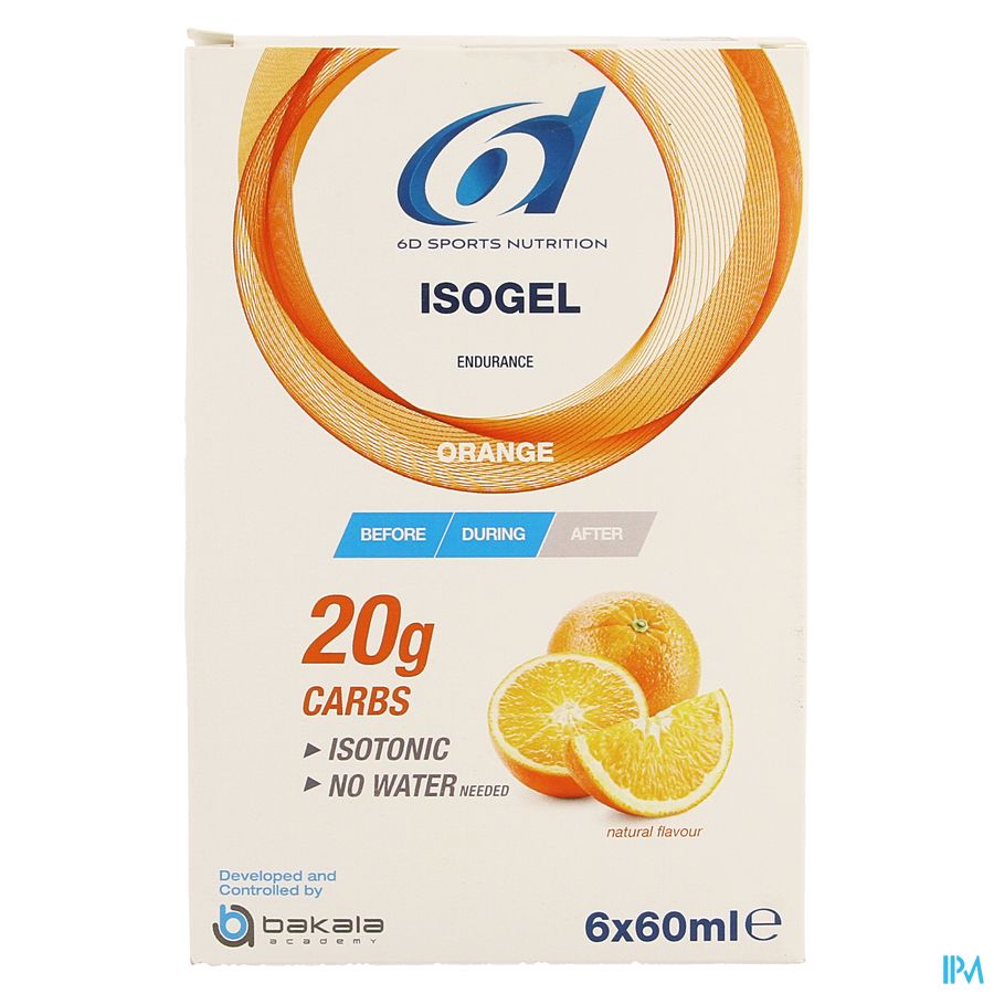 6d Sixd Isogel Orange 6x60ml 1