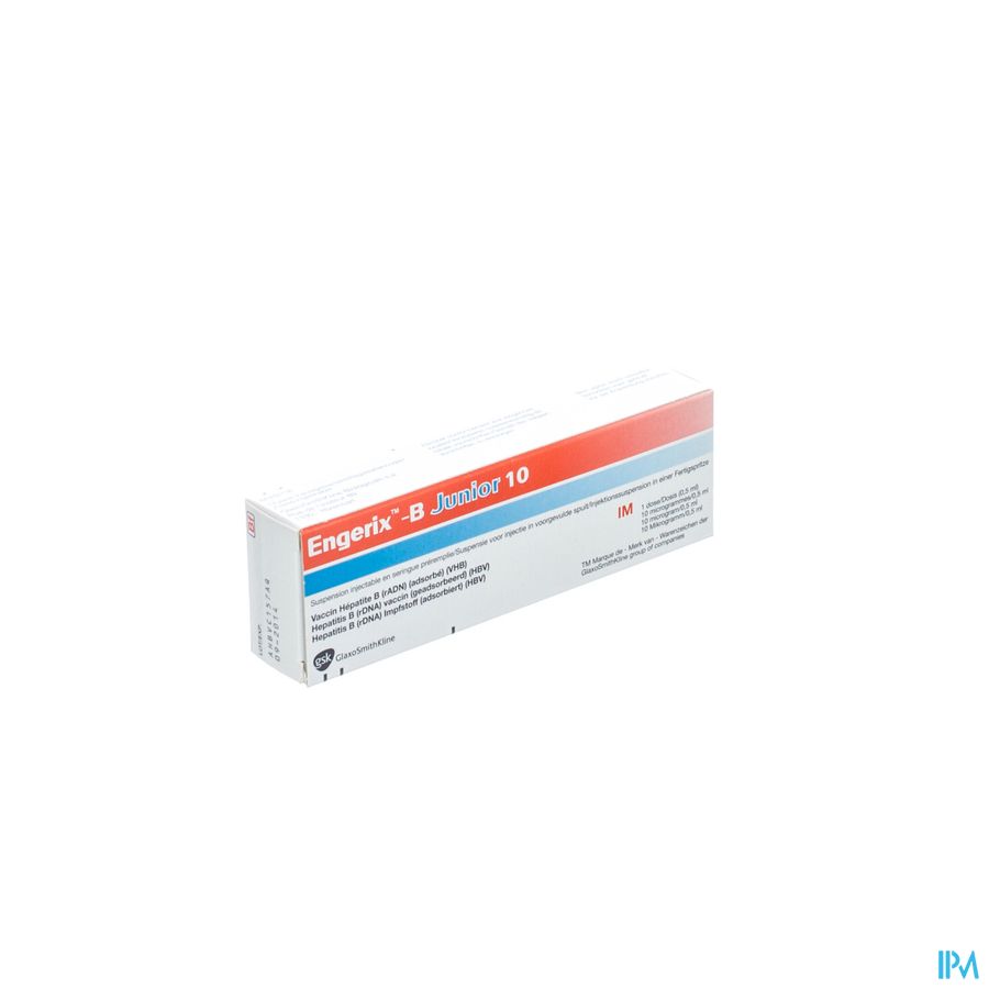 Engerix B 10 Junior Ser Im 0,5ml Engerix B 10 Junior Ser Im 0,5ml