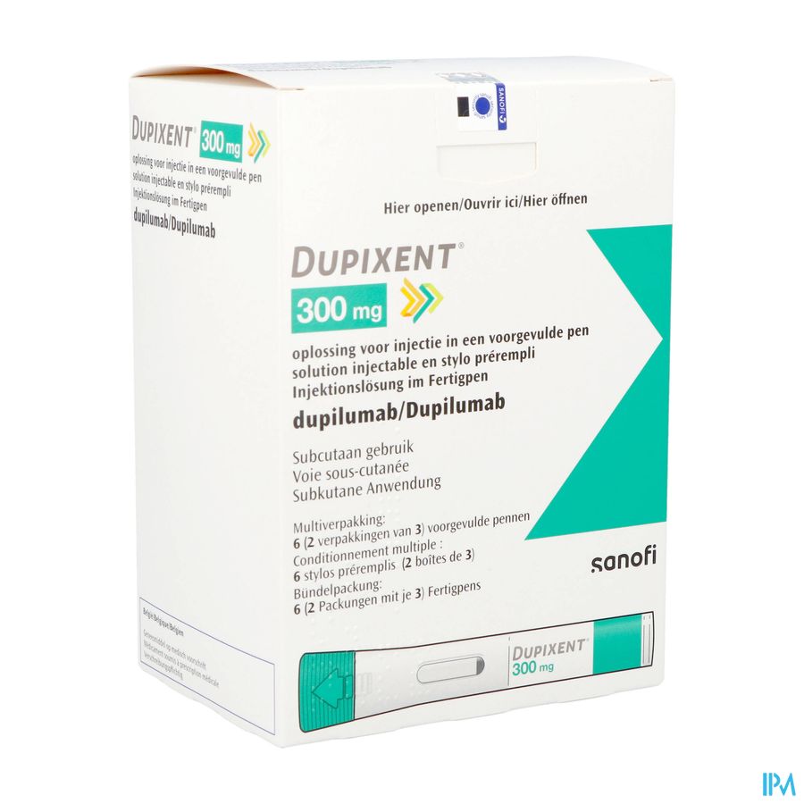 Dupixent 300mg Opl Inj Voorgev.pen 2x3 150mg/ml Dupixent 300mg Opl Inj Voorgev.pen 2x3 150mg/ml