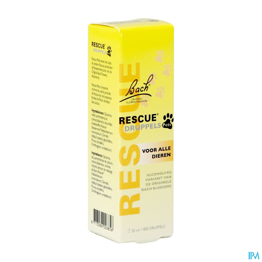 Bach Rescue Pets Druppel 20ml Bach Rescue Pets Druppel 20ml