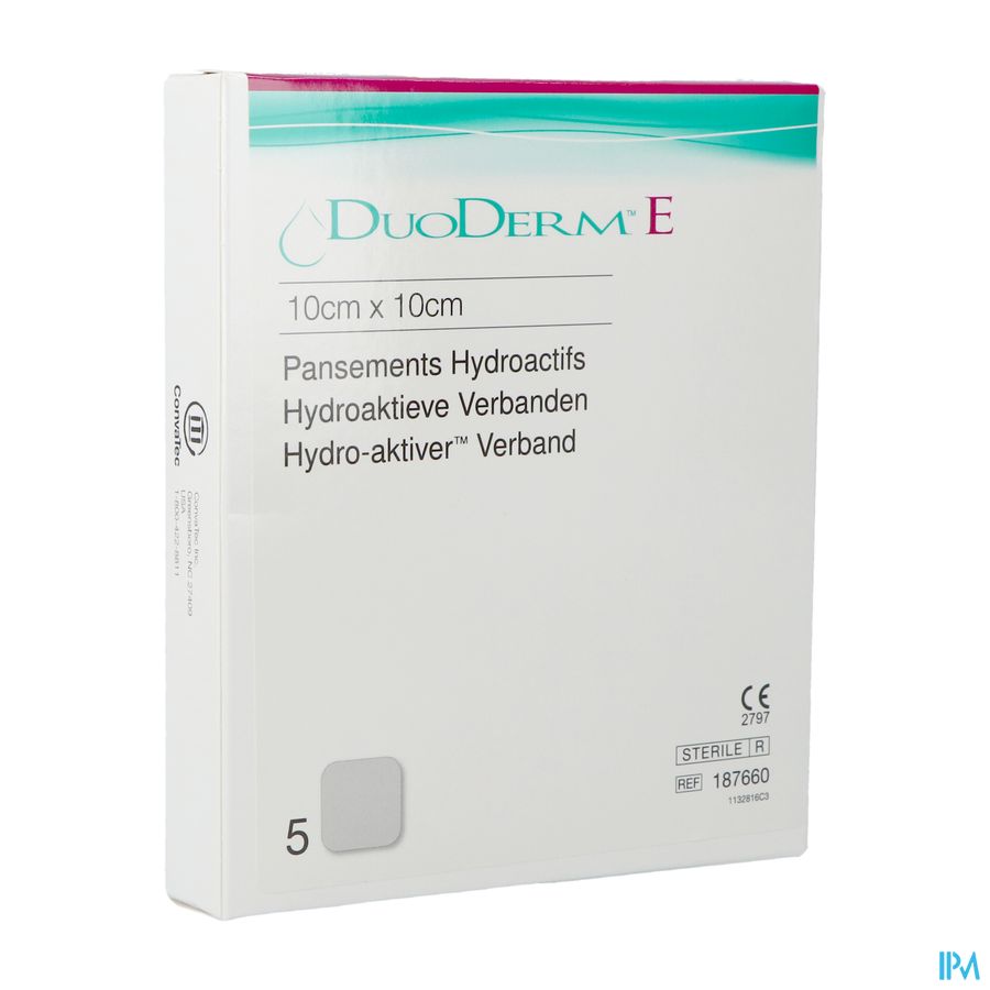 Duoderm E Hydroact 5 10x10cm H 7660 Duoderm E Hydroact 5 10x10cm H 7660