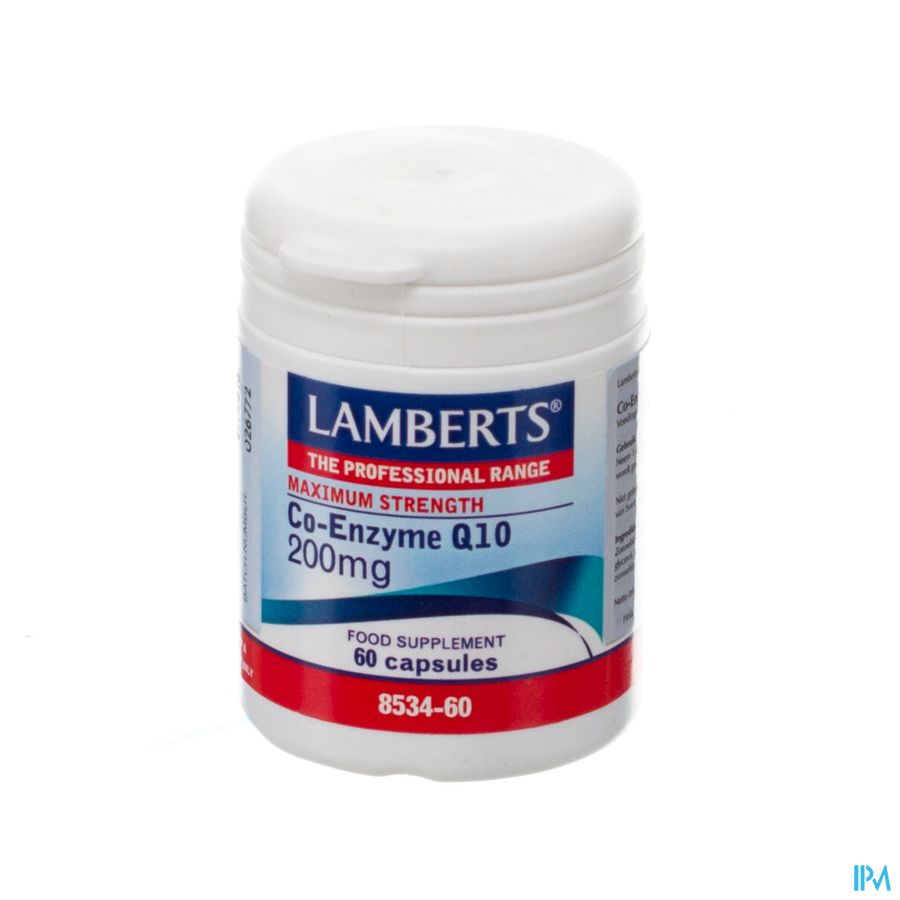 Lamberts Co-enzym Q10 200mg V-caps 60 Lamberts Co-enzym Q10 200mg V-caps 60