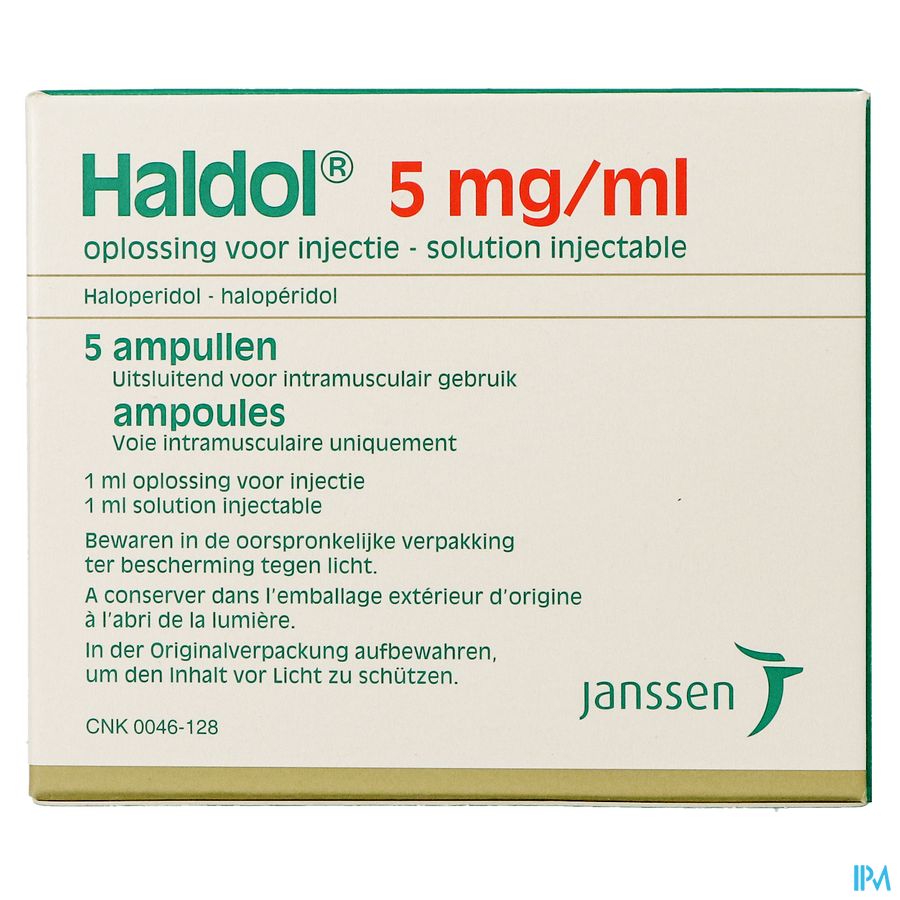 Haldol Amp 5 X 5mg/1ml 3