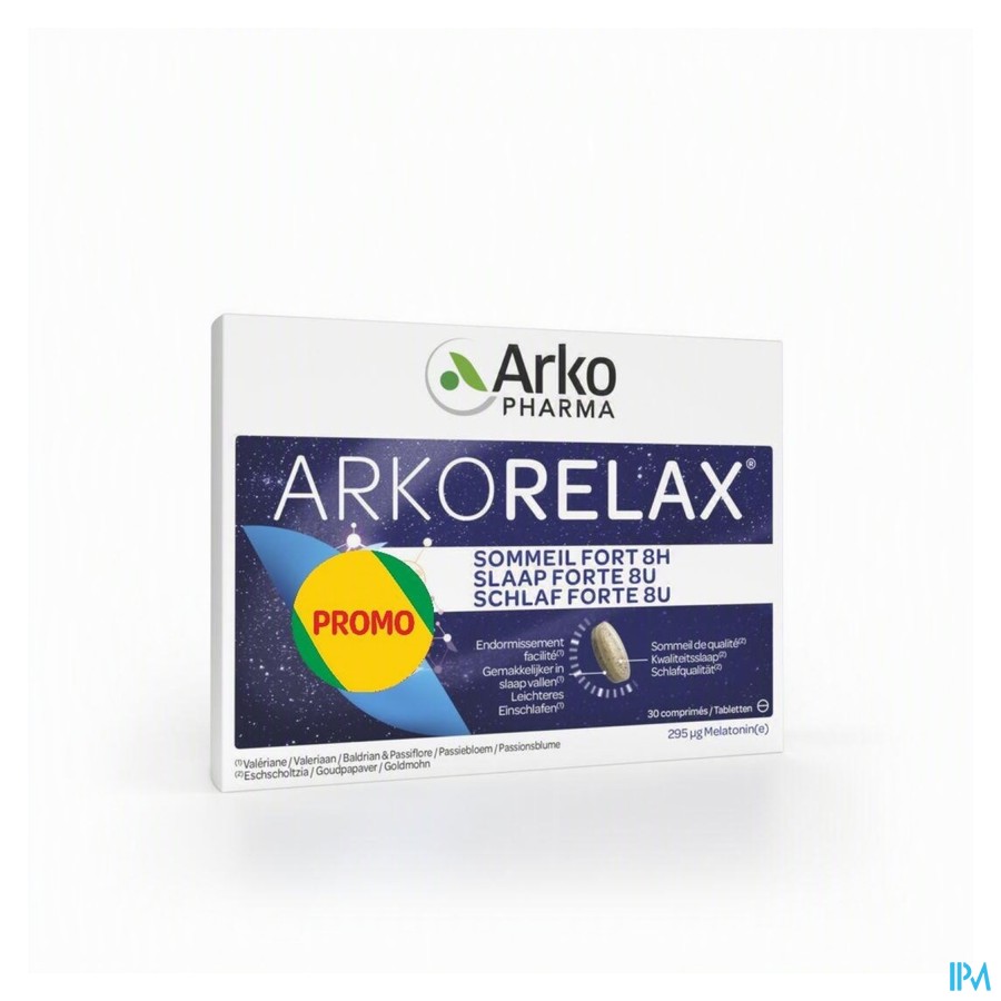 Arkorelax Sommeil Fort 8h Tabl 30 Promopack