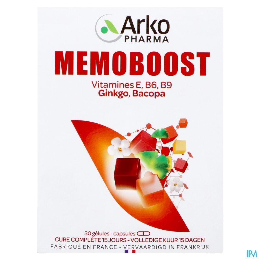 Memoboost Gingko Bacopa Caps 30 4