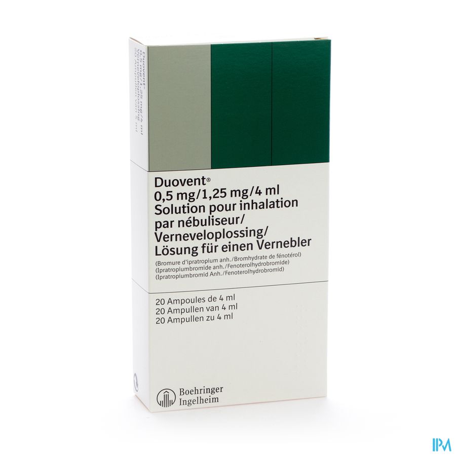 Duovent Vials Pr Inha 20x0,50mg Duovent Vials Pr Inha 20x0,50mg
