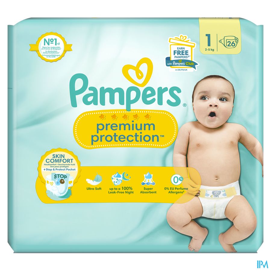 Pampers Premium Protection T1 26 1