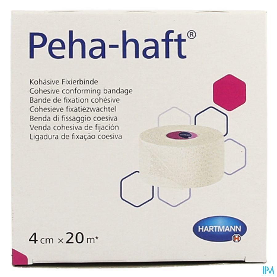 Peha-haft Latexfree 4cmx20m 1 P/s 2