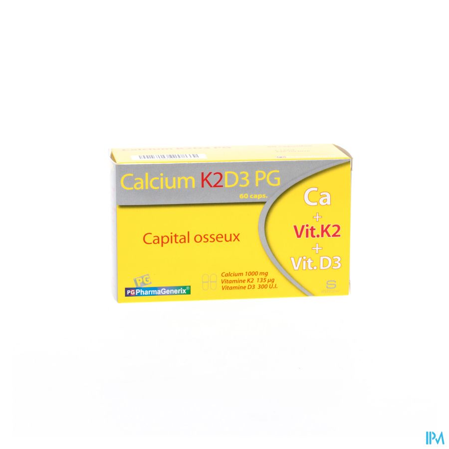Calcium K2 D3 Pg Pharmagenerix Caps 60 Calcium K2 D3 Pg Pharmagenerix Caps 60