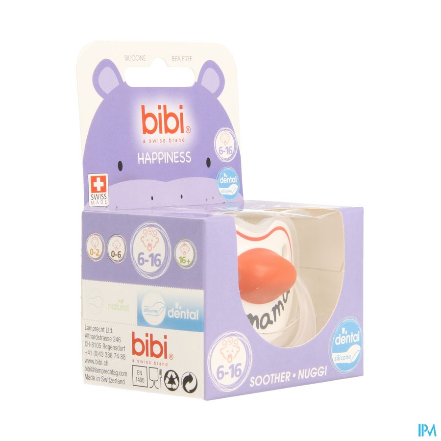 Bibi Fopspeen Hp Dental I Love Mama 6-16m Bibi Fopspeen Hp Dental I Love Mama 6-16m