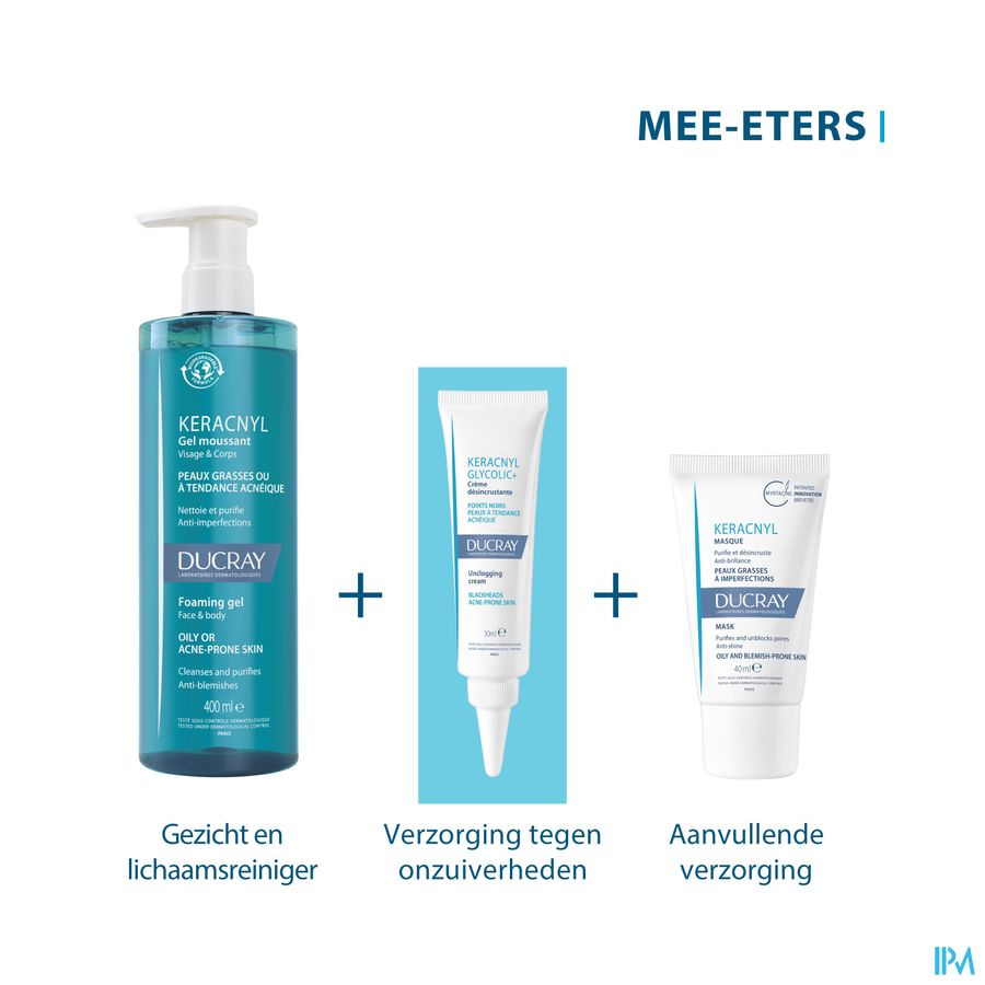 Ducray Keracnyl Lotion Zuiverend 200ml 11