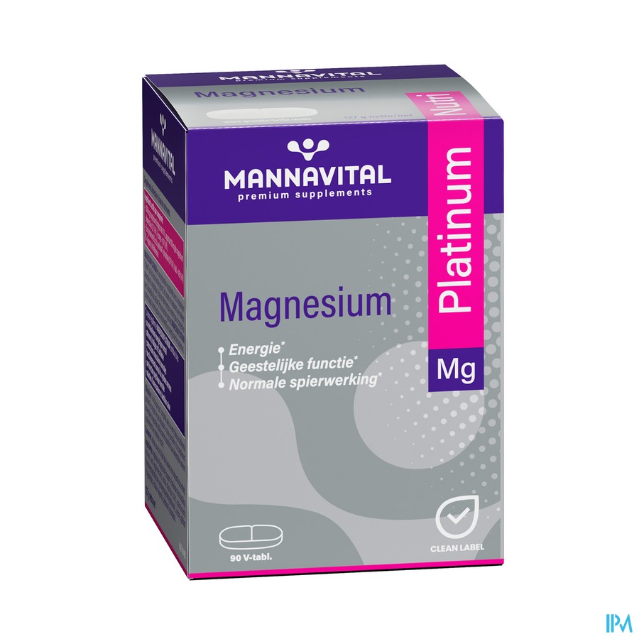 Mannavital Magnesium Platinum Nf Tabl 90